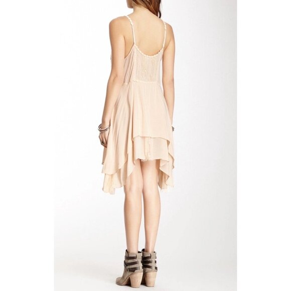 RARE Free People Pieced Together Mini Slip Dress| Boho Indie Sleaze Fairy Grunge - Picture 16 of 16
